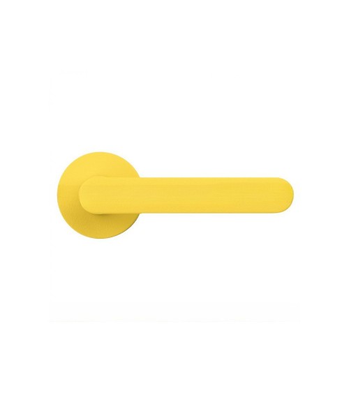 Tirador de puerta de color Amarillo Limón - Moon One Ronde - tirador de diseño