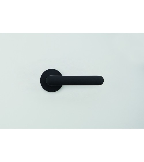 Tirador de puerta de color negro - Moon One Ronde - tirador de diseño