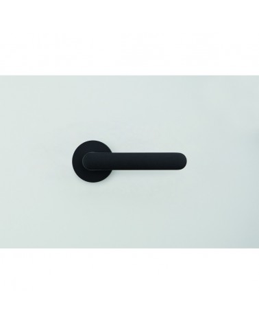 Tirador de puerta de color negro - Moon One Ronde - tirador de diseño