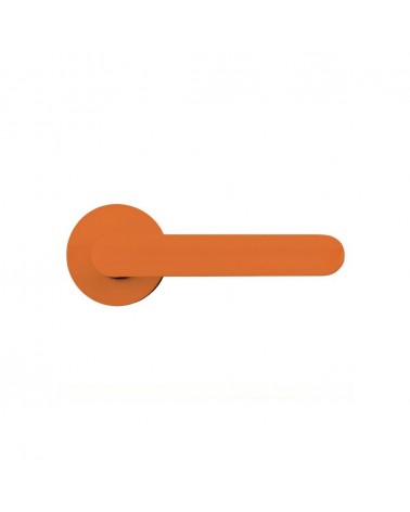 Palanca de puerta de color Naranja - Moon One Ronde - palanca de diseño