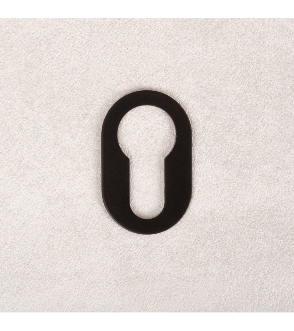 Roseta de puerta VERUM slim, para llave de cilindro - tirador de diseño