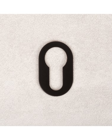 Roseta de puerta VERUM slim, para llave de cilindro - tirador de diseño
