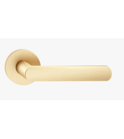 Palanca de puerta CO ICONE redonda oro mate - diseño