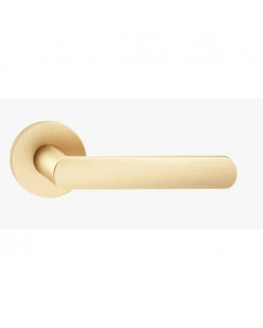 Manilla de puerta CO ICONE redonda oro mate - diseño