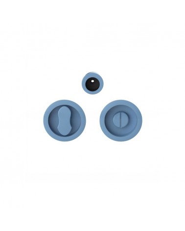 Tirador para puerta corredera color azul océano Moon One tirador de diseño