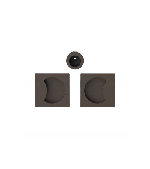 Tirador para puerta corredera de color marrón Colombo Design Moon One diseño