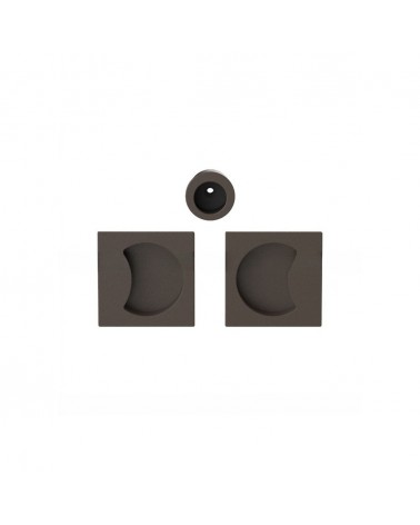 Tirador para puerta corredera de color marrón Colombo Design Moon One diseño