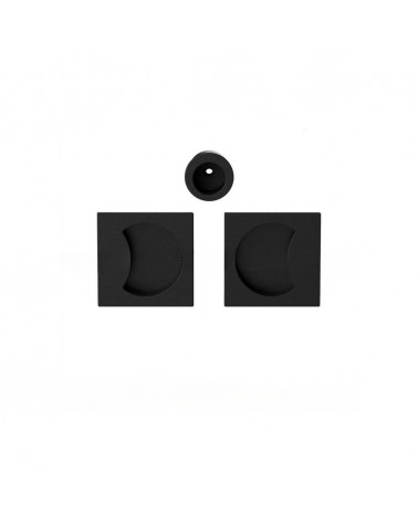 Tirador para puerta corredera de color negro Colombo Design Moon One diseño