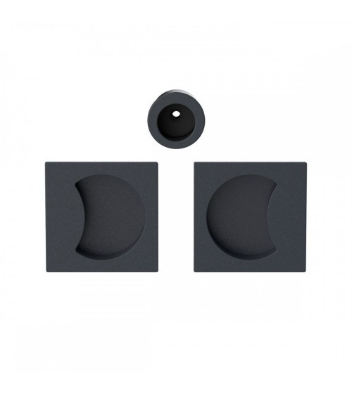 Tirador para puerta corredera titanio Colombo Design Moon One diseño