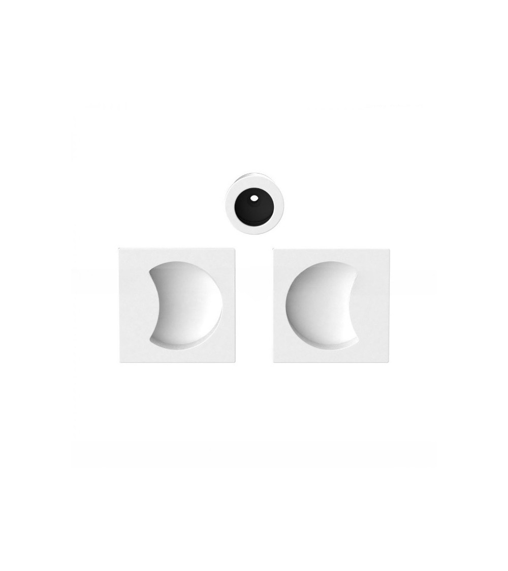 Tirador para puerta corredera blanco Colombo Design Moon One diseño