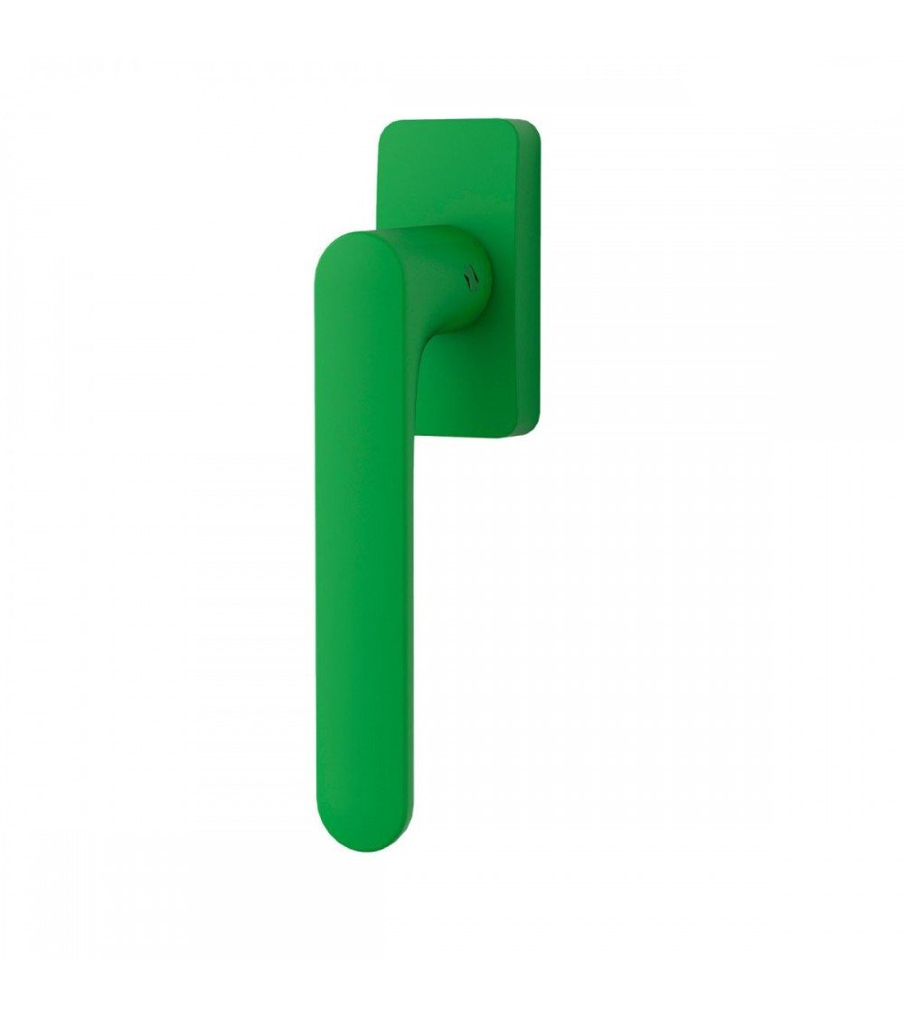 Tirador de ventana de color Verde Lima - Moon One Cuadrada - tirador de diseño