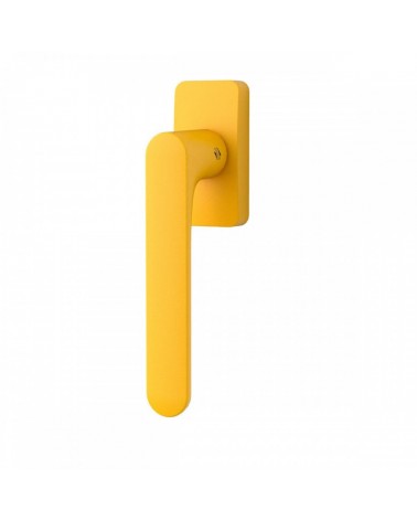 Tirador de ventana de color Amarillo Limón - Moon One Cuadrada - tirador de diseño