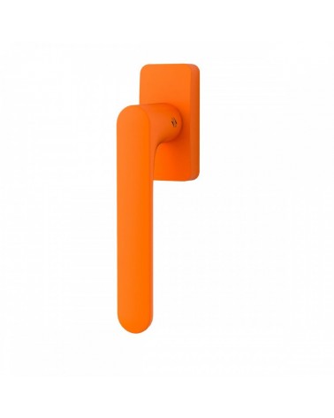 Tirador de ventana de color Naranja Atardecer - Moon One Cuadrada - tirador de diseño