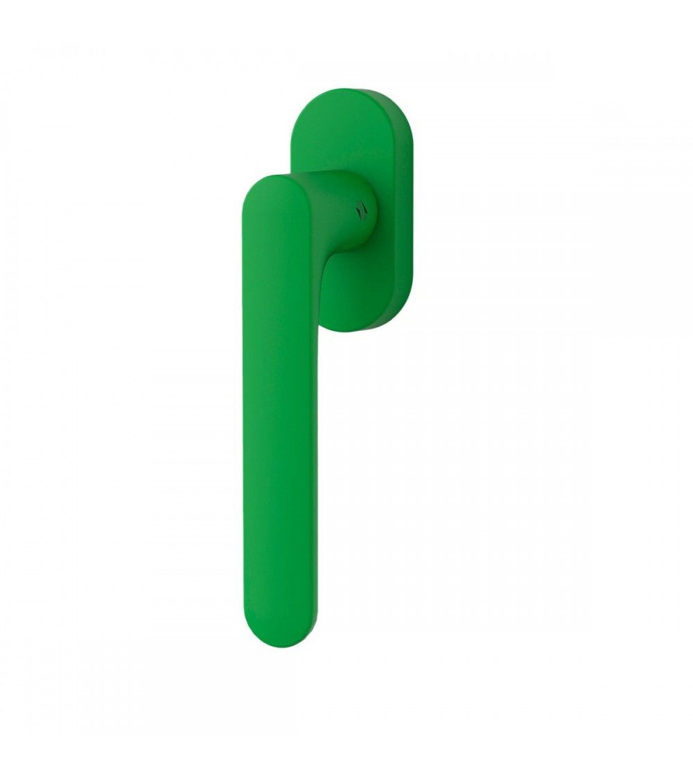 Tirador de ventana de color Verde Lima - Moon One Redonda - tirador de diseño