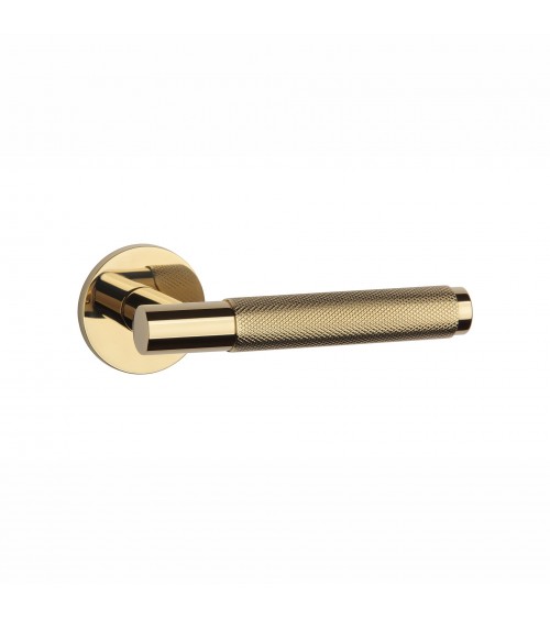 Manija de puerta dorada pulida MOLINIA diseño