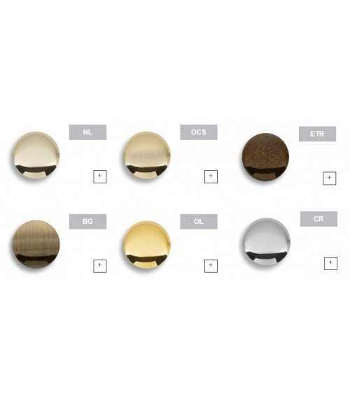 Botón de mueble de latón ARIANNA - tirador de mueble de diseño