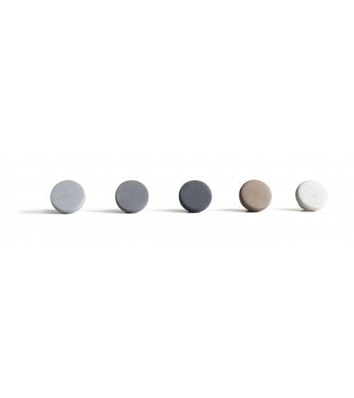 Gancho de pared de hormigón / Botón de mueble Pomolo Made in Grèce - tirador de diseño