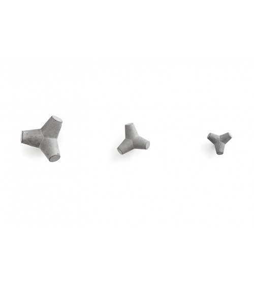 Gancho de pared de hormigón / Botón de mueble Marine Made in Grèce - manija de diseño