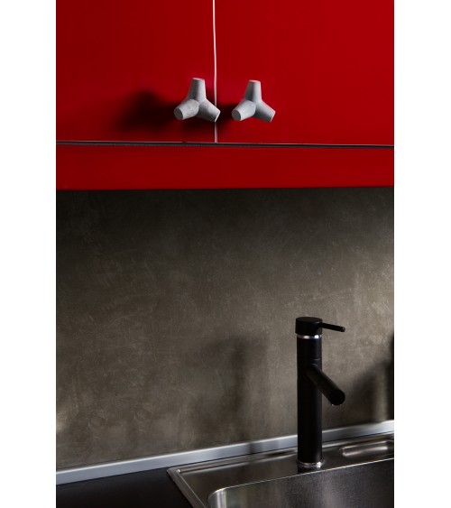 Gancho de pared de hormigón / Botón de mueble Marine Made in Grèce - manija de diseño