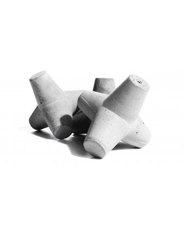 Gancho de pared de hormigón / Botón de mueble Marine Made in Grèce - manija de diseño