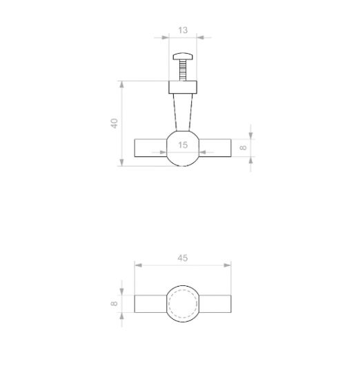 Botón de mueble Btch - manilla de diseño