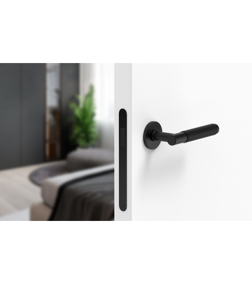 Maneral de puerta negro Time Slim maneral de diseño