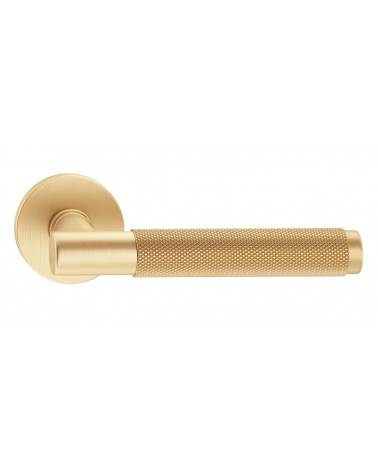 Tirador de puerta dorado satinado Time Slim diseño