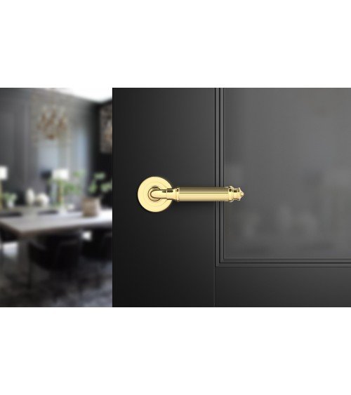 Tirador de puerta dorado pulido ARIA Slim diseño