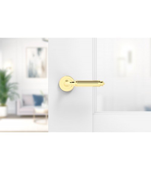Tirador de puerta dorado pulido ARIA Slim diseño