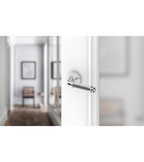 Tirador de puerta cromo pulido ARIA Slim tirador de diseño