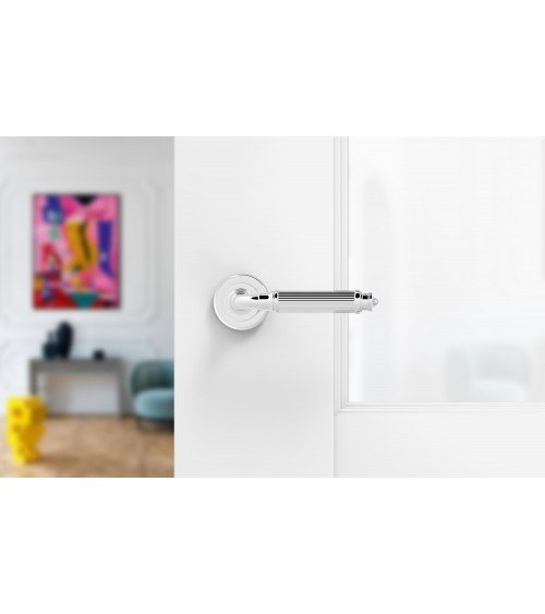 Tirador de puerta cromo pulido ARIA Slim tirador de diseño
