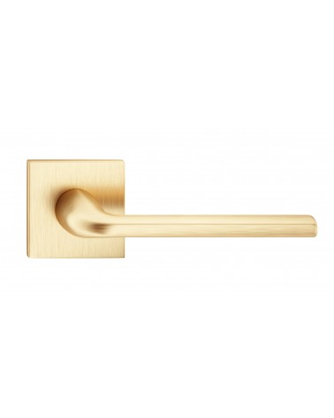 Tirador de puerta oro mate Scandi slim tirador de diseño vista de frente