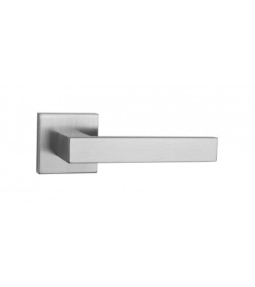 Maneta de puerta cromo cepillado TUPAI 2275 maneta de diseño