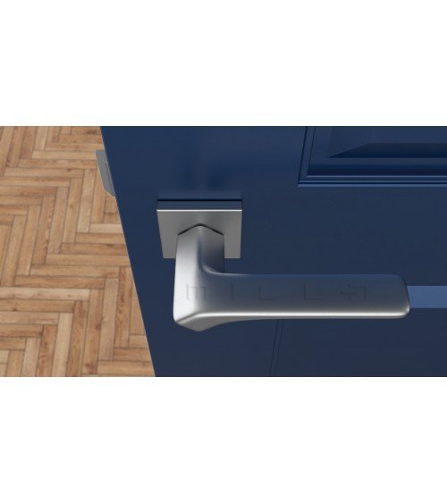 Manecilla de puerta cromado satinado BERGERIA ferretería design