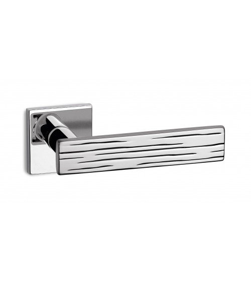 Manija de puerta grafito Ento Wood ferretería decorativa
