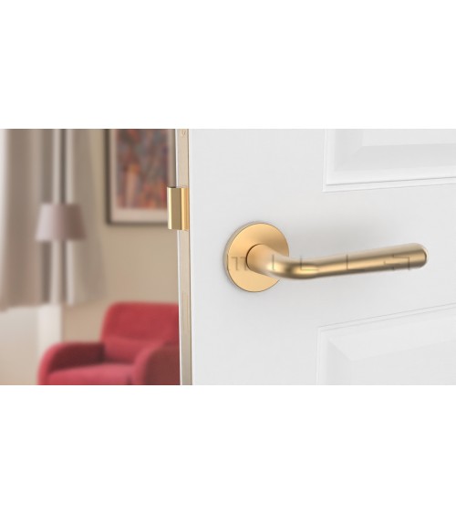 Manija de puerta oro satinado IRGA diseño