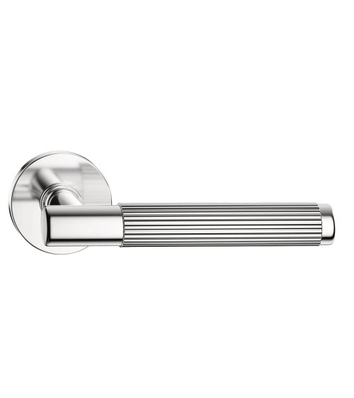 Tiradores de puerta cromo pulido Time Linear Slim ferretería diseño