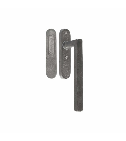 Tirador de ventana para puerta corredera en bronce bruto - tirador de diseño