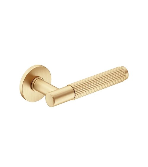 Manillas de puerta en oro mate Time Linear Slim tirador de diseño