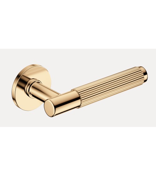 Tiradores de puerta oro pulido Time Linear Slim diseño