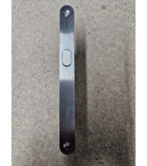 Cerradura para puertas correderas - color cromo mate - maneral de diseño