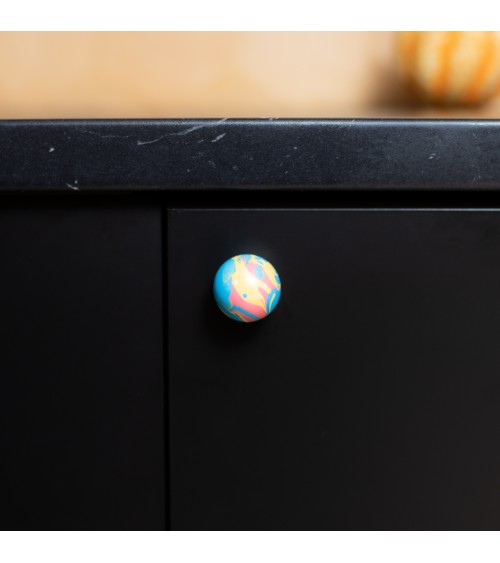 Botón de mueble de madera de haya Happy dream, tirador de diseño
