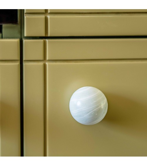 Botón de mueble de madera de haya Mistel, tirador de diseño