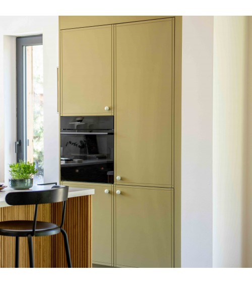Botón de mueble de madera de haya Mistel, tirador de diseño