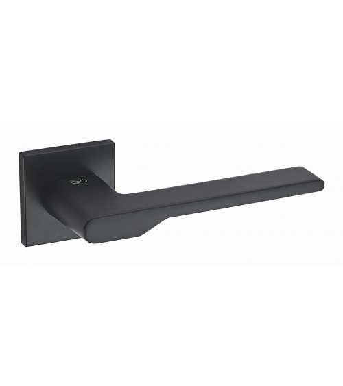 Manilla de puerta negra Line TORO cuadrada - manilla de diseño