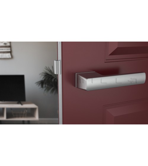 Tirador de puerta cromo satinado BRISA diseño