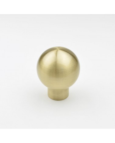 Botón de mueble en latón Boule tirador de diseño