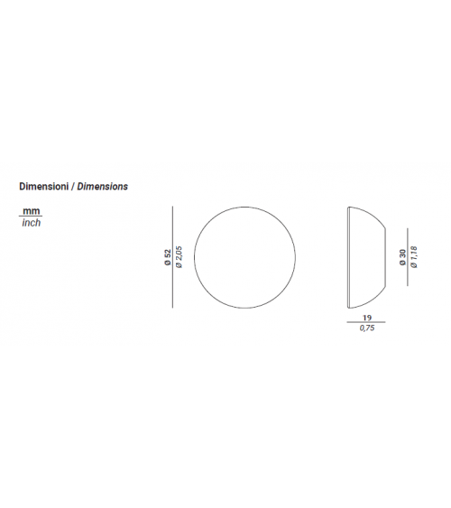 Tirador para puerta de cristal