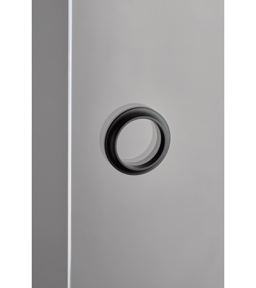 Tirador para puerta de vidrio corredera moderna Vulcano tirador diseño 1