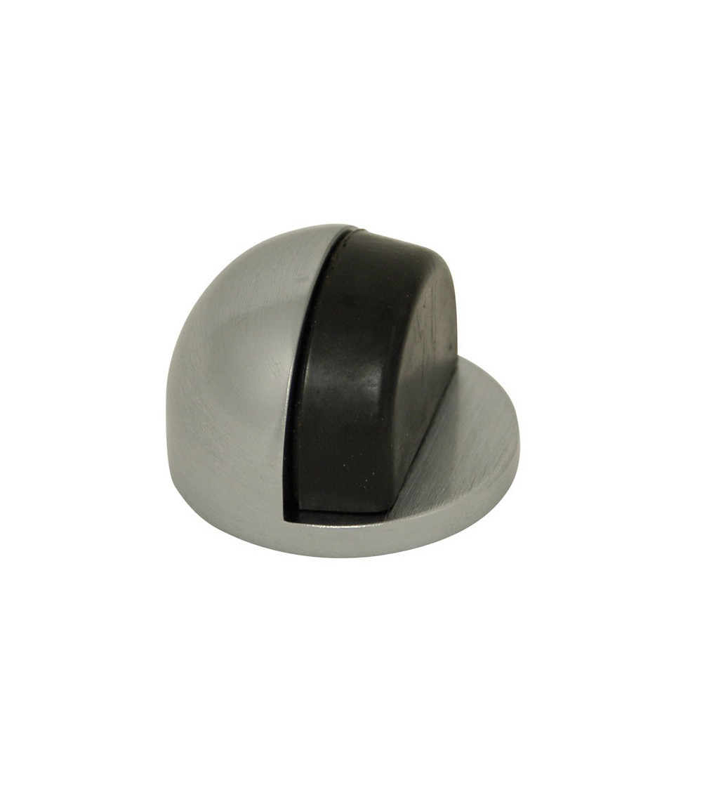 Copia de tope de puerta cromado mate en zamak para atornillar - modelo 822 - tirador de diseño